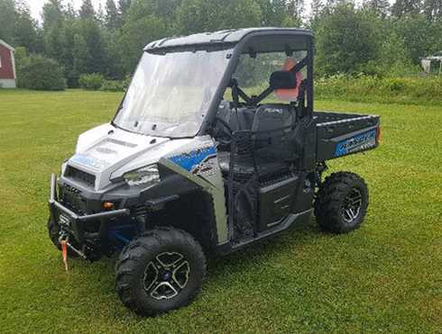 Fyrhjuling Polaris Ranger 900 XP stulen i Los sydost om Sveg